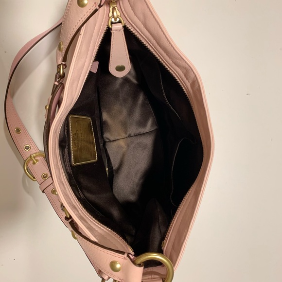 Coach pink leather bag great shape - Picture 5 of 8